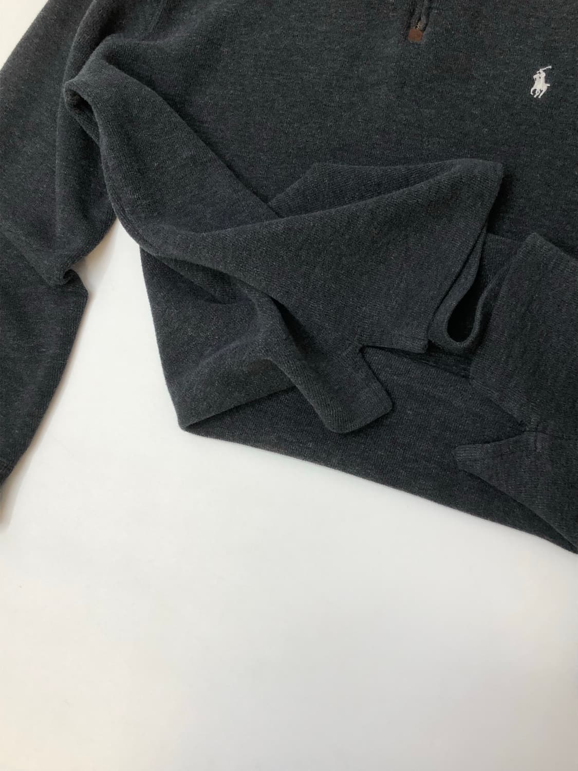 Polo 폴로 랄프로렌 블랙 반집업 니트 상품이미지5