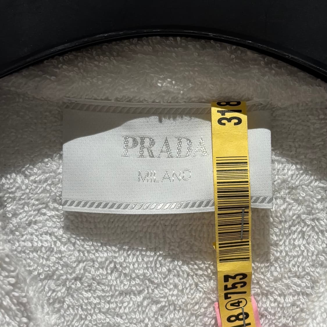 (M) 프라다 삼각로고 테리 코튼 볼링 반팔 셔츠 상품이미지3