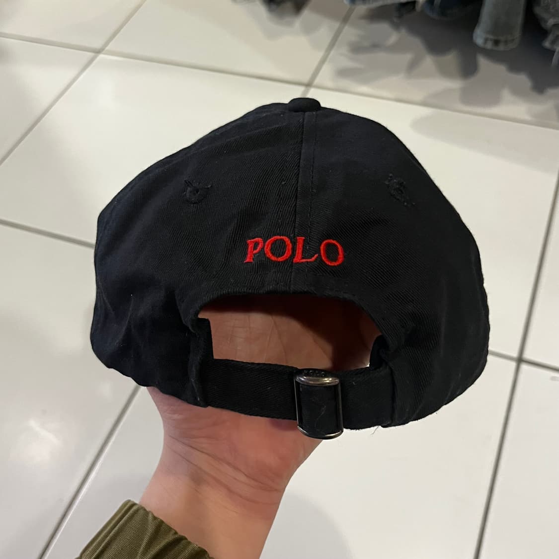 폴로랄프로렌 블랙 볼캡 상품이미지5