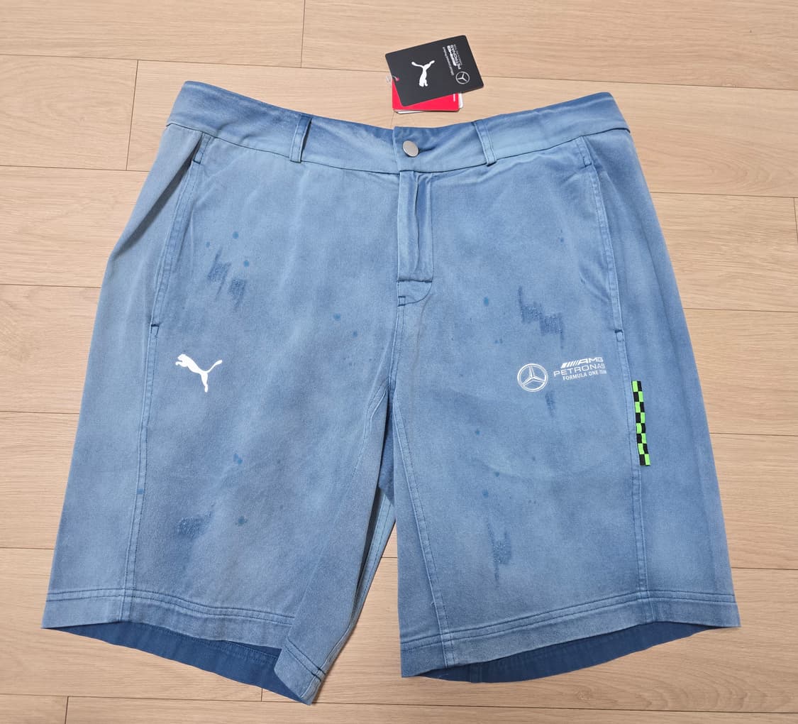 PUMA x 벤츠 Petronas F1 데님 쇼츠 M 상품이미지1