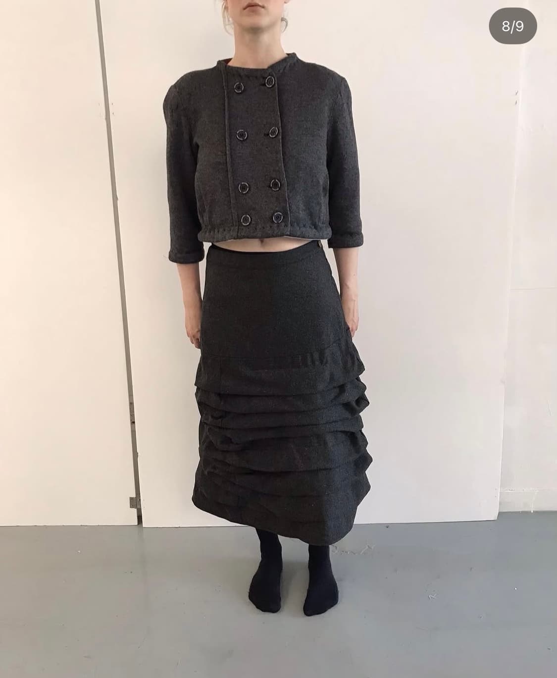 eonts 에옹쓰 classic aged wool cardigan 상품이미지5