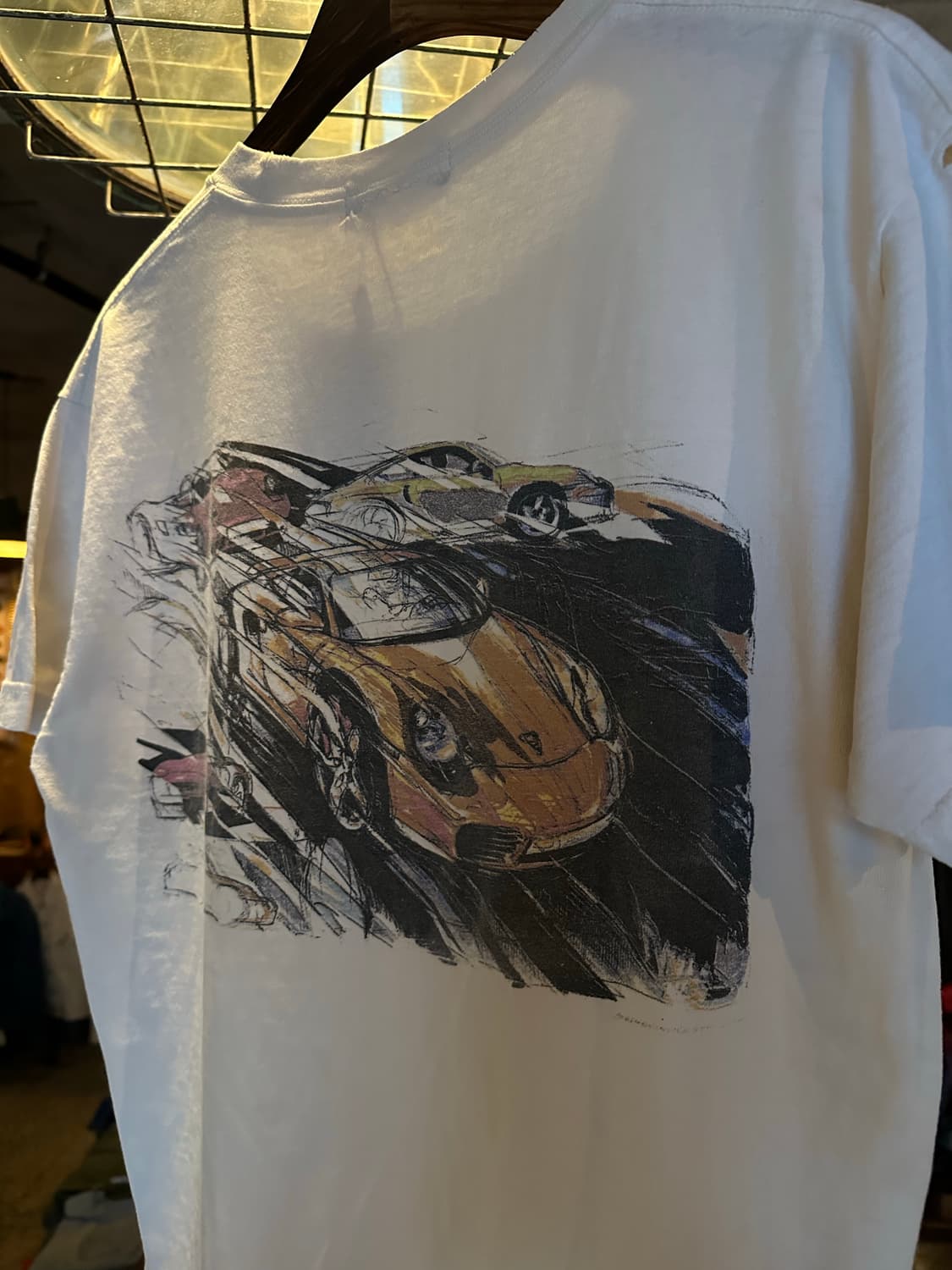 90s USA VINTAGE PORSCHE T SHIRT 상품이미지5