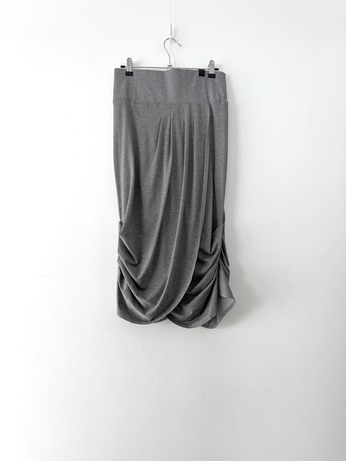 Curtain pin layer skirt/ grey 상품이미지4