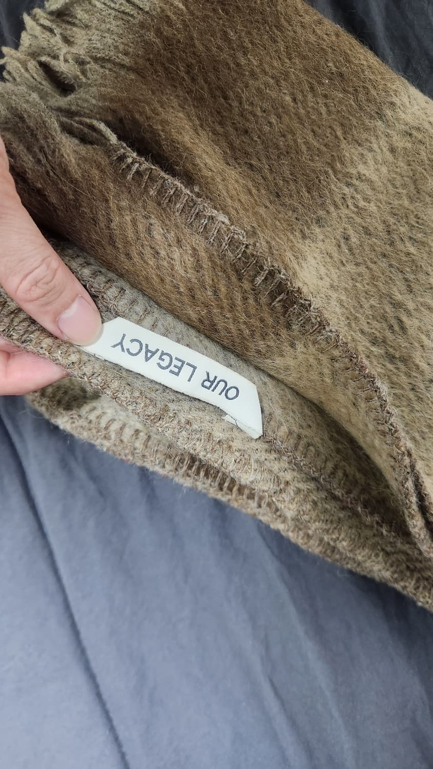 아워레가시 모헤어 머플러 상품이미지4