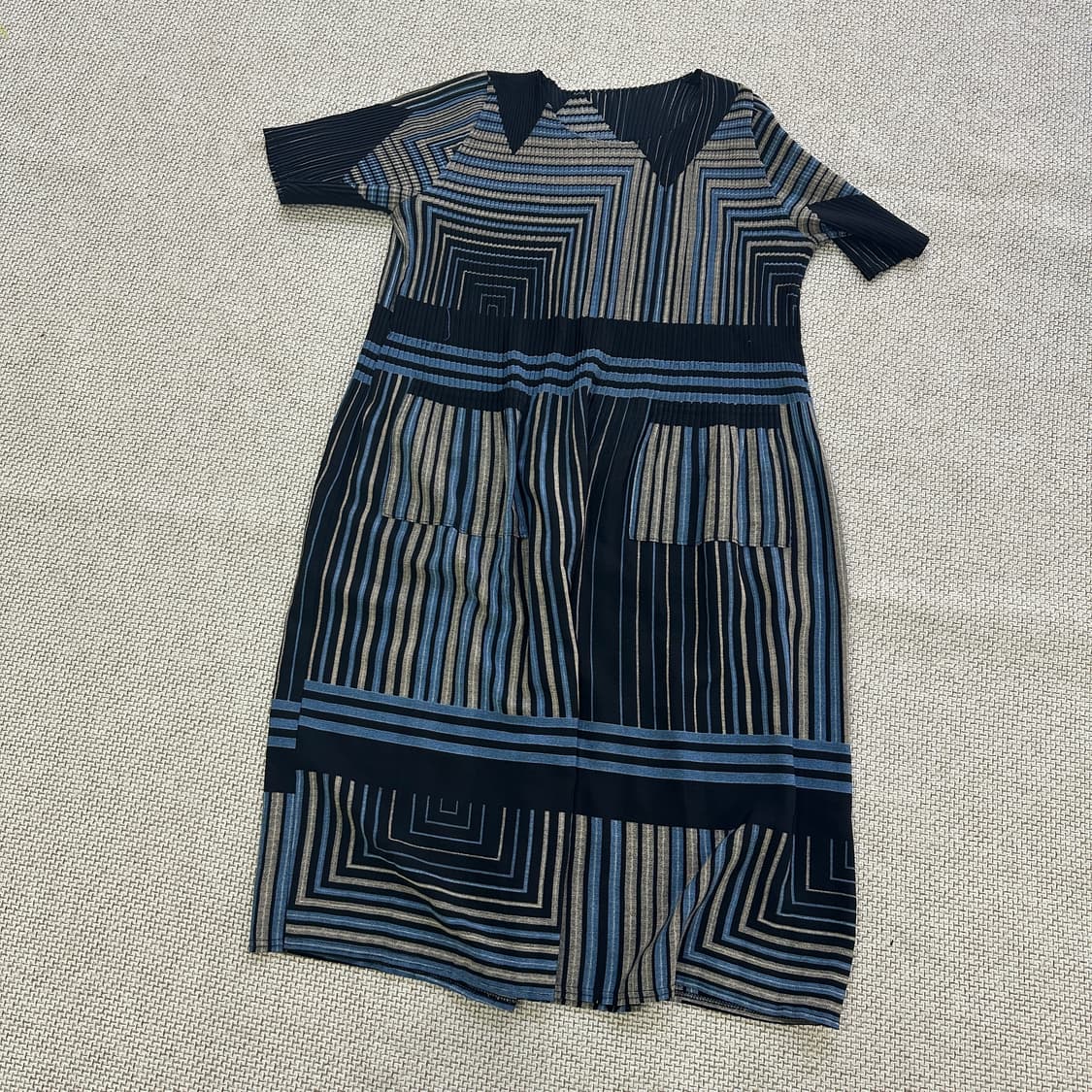 실측확인 빈티지 여성 플리츠 원피스 0408D 상품이미지1