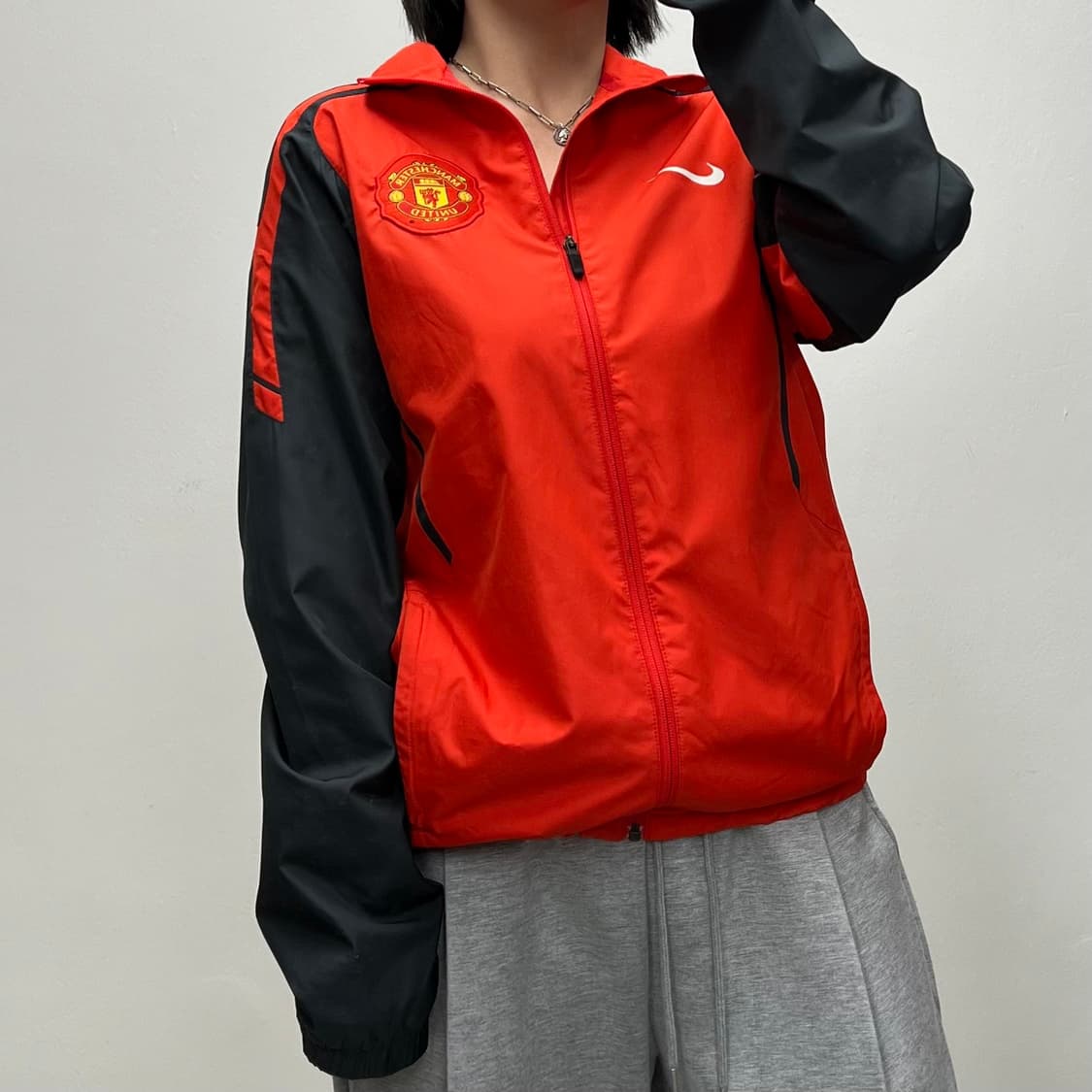 나이키 맨체스터 유나이티드 바람막이 S [040104] 상품이미지1