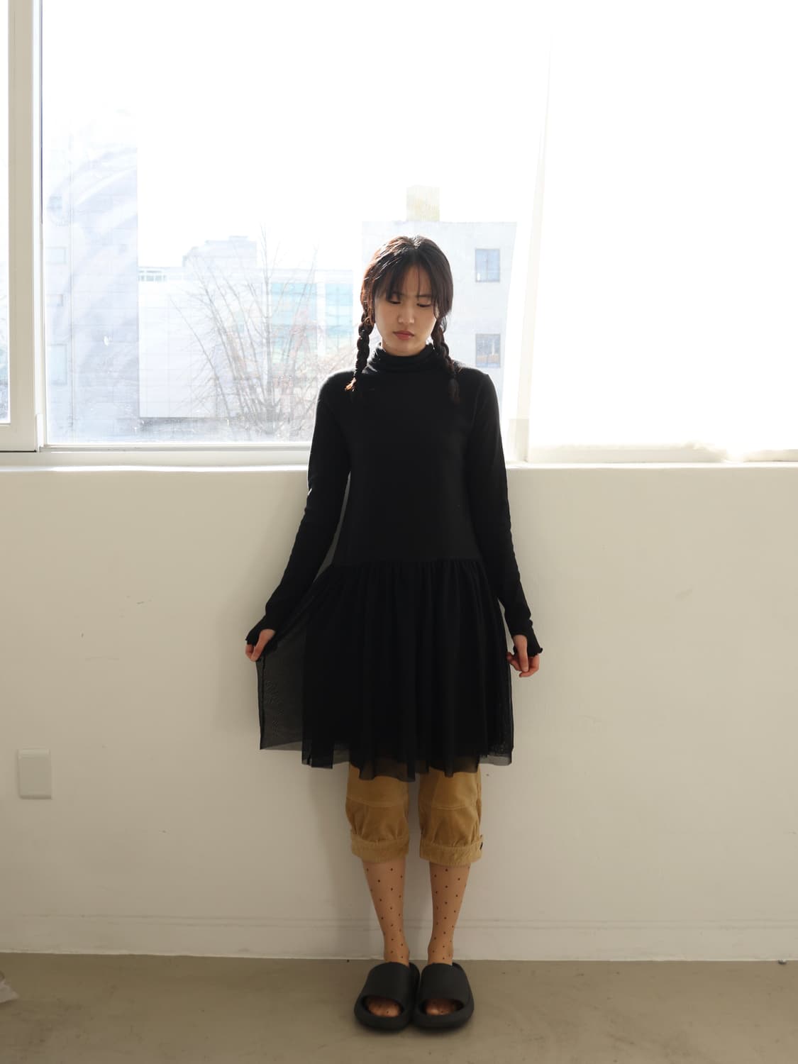 블랙 샤 발레리나 원피스 상품이미지2