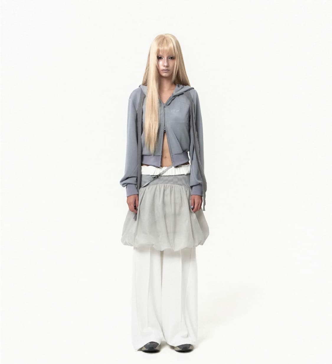 오호스 후드 OJOS Muffler Boxer Crop Hoodie 상품이미지3