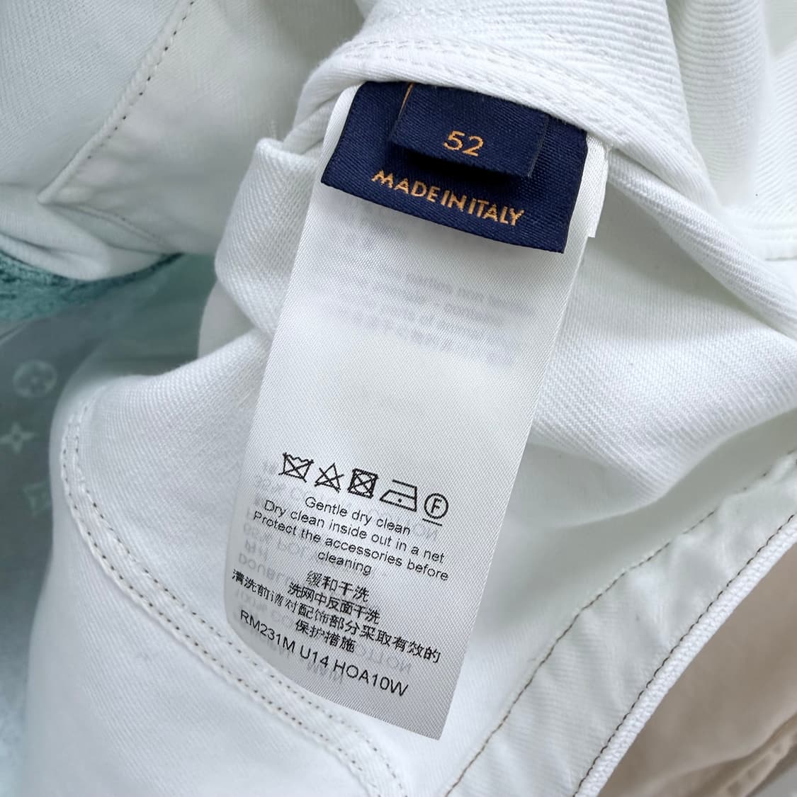 [미사용/52] 루이비통 LV 모노그램 스프레이 데님 자켓 상품이미지7