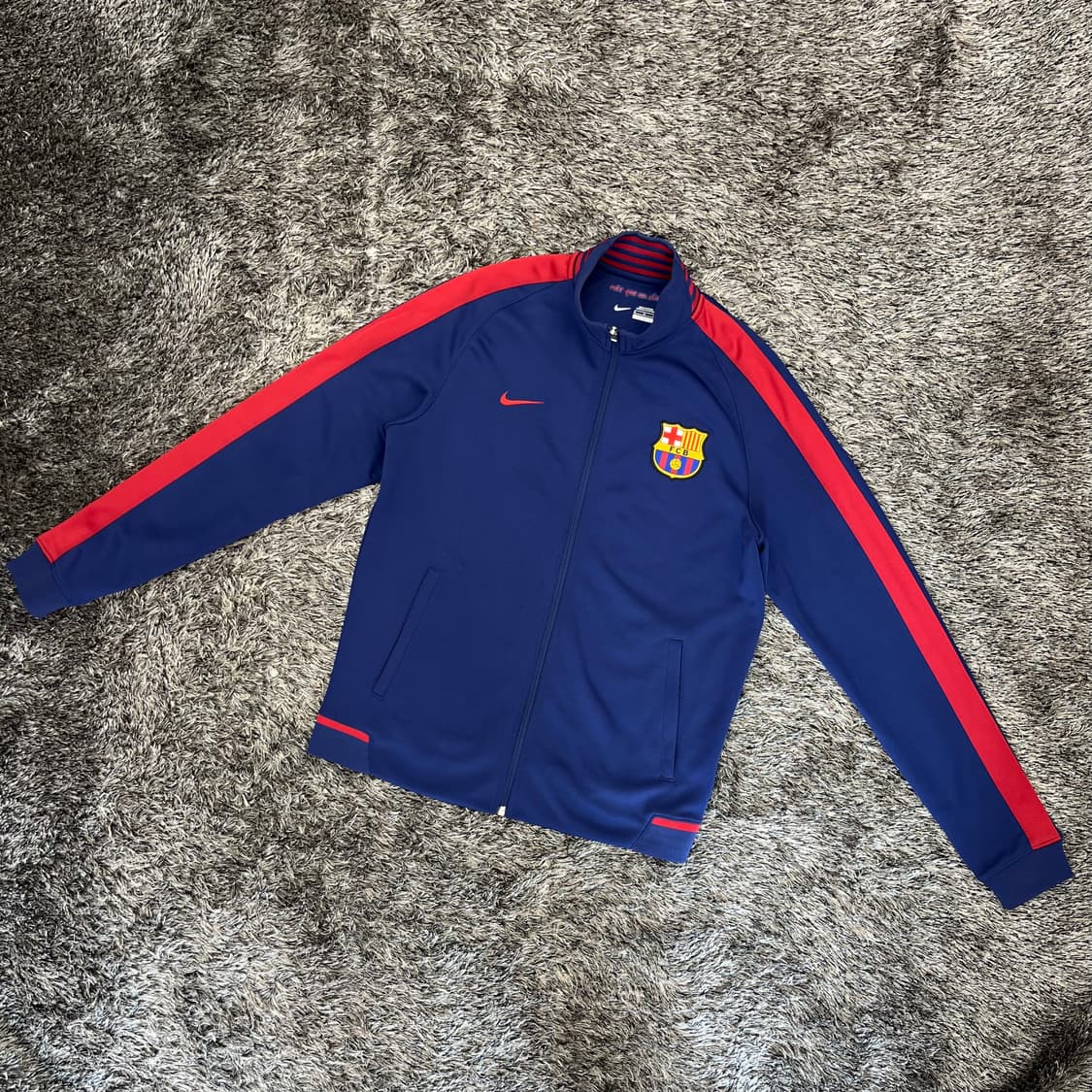 나이키 바르셀로나 FCB 져지 집업 자켓 (M) 상품이미지1