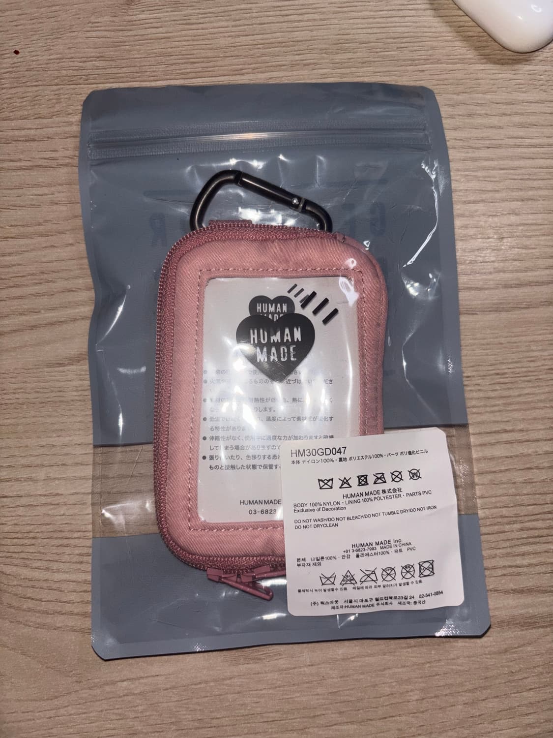 휴먼메이드 카드지갑 핑크 상품이미지4
