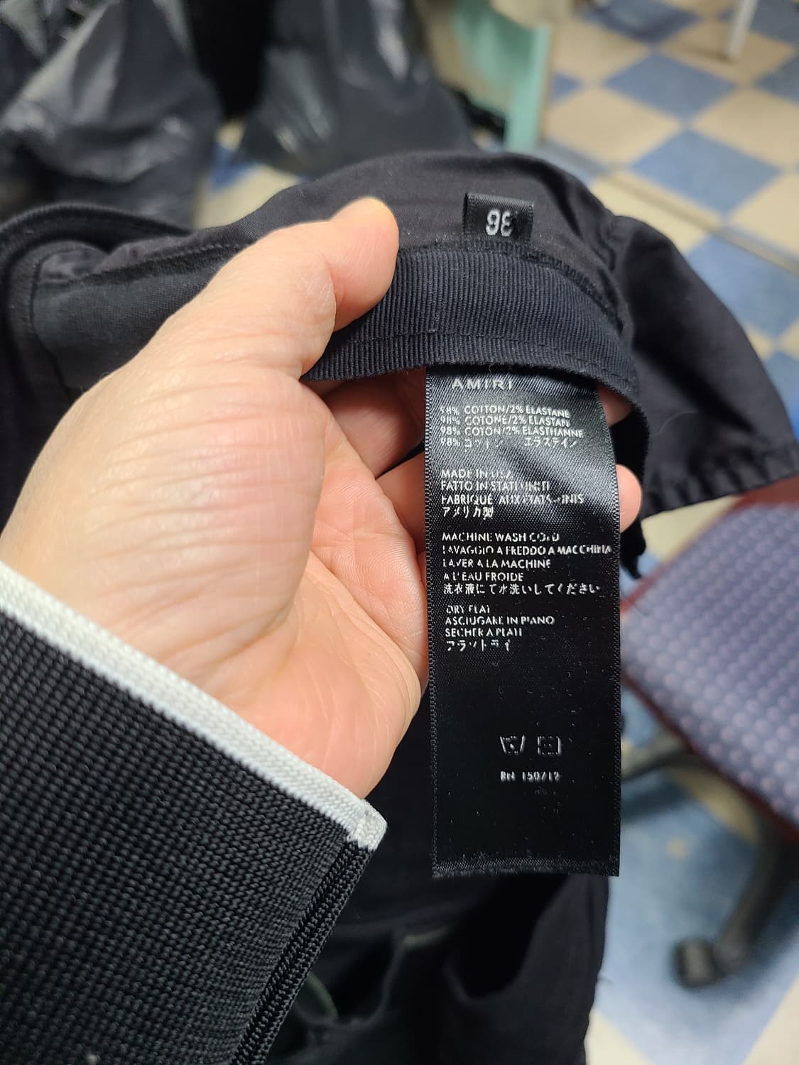 아미리 블랙진 36 상품이미지10