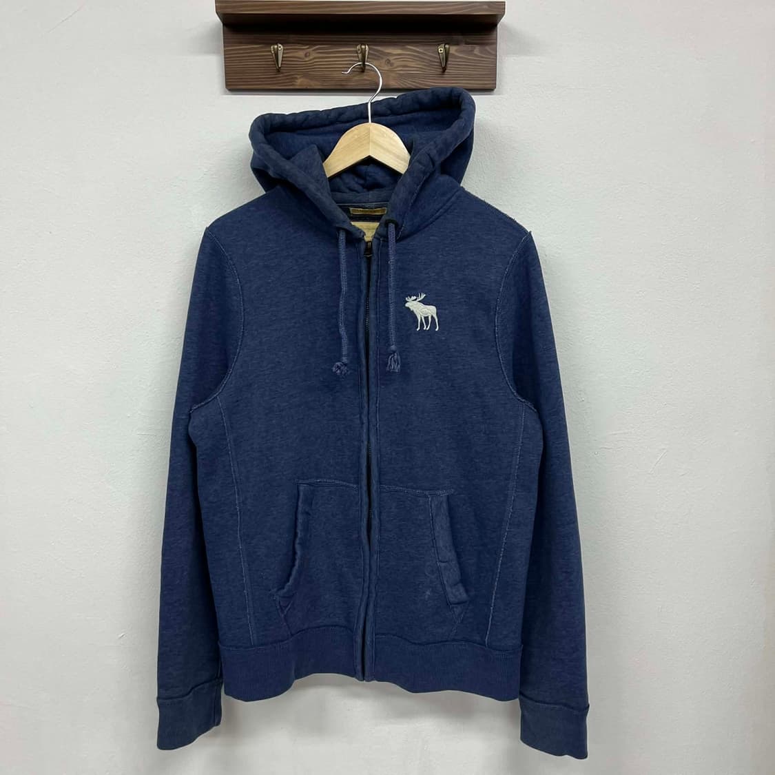 아베크롬비 y2k 올드스쿨 스웻 후드집업 희귀져지(M) 상품이미지4