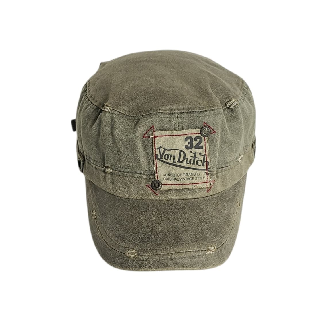 VonDuTch) 본더치 Y2K 패치 로고 밀리터리 캡 상품이미지1