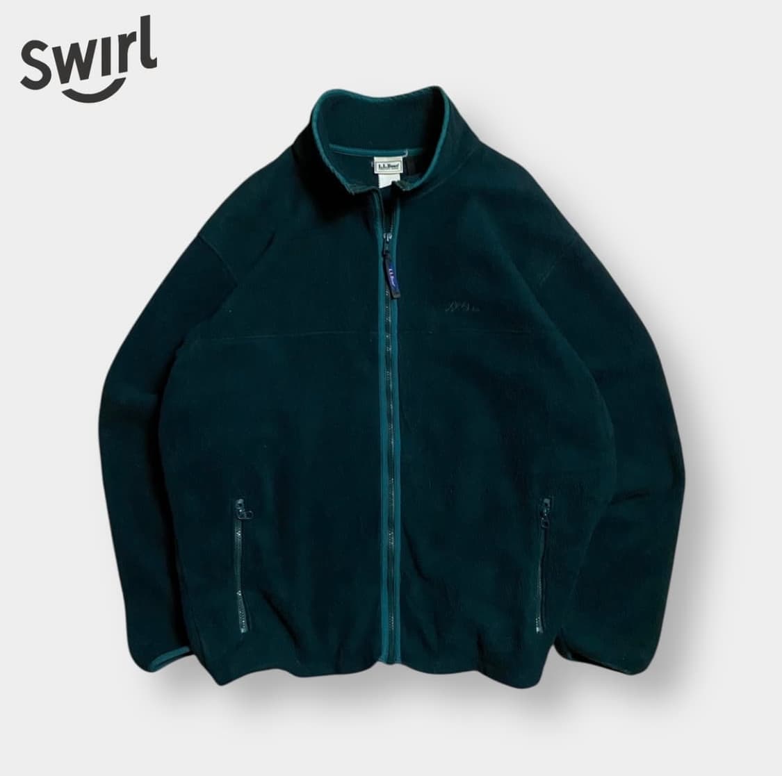 80~90s LLBean Fleece Zip Up XL 상품이미지1