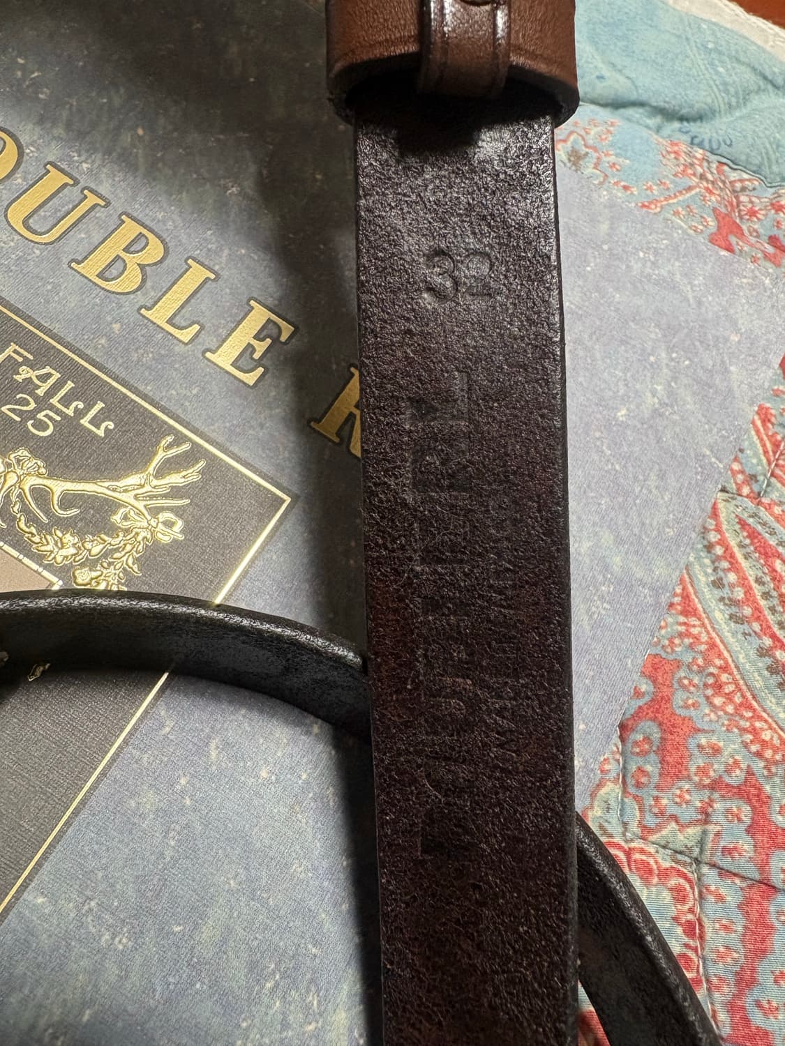 RRL 핸드툴 레더벨트 32사이즈 판매 합니다 상품이미지5