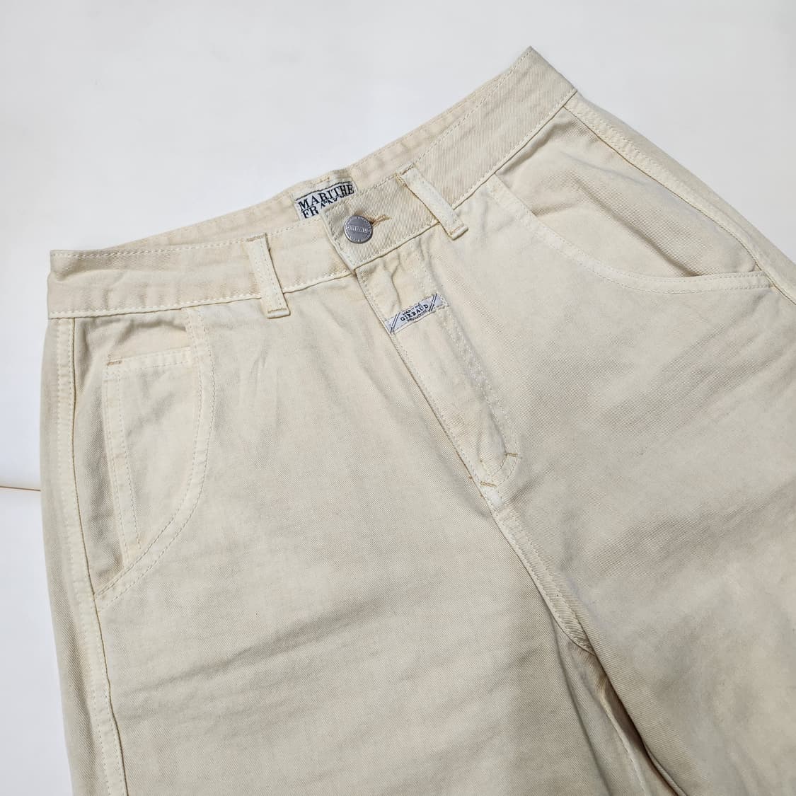 정품 마리떼프랑소와저버 여성 면 데님 와이드 팬츠 26 상품이미지6