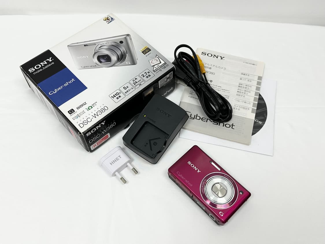소니 빈티지 디카 사이버샷 DSC-W380 핫핑크 민트급 상품이미지8