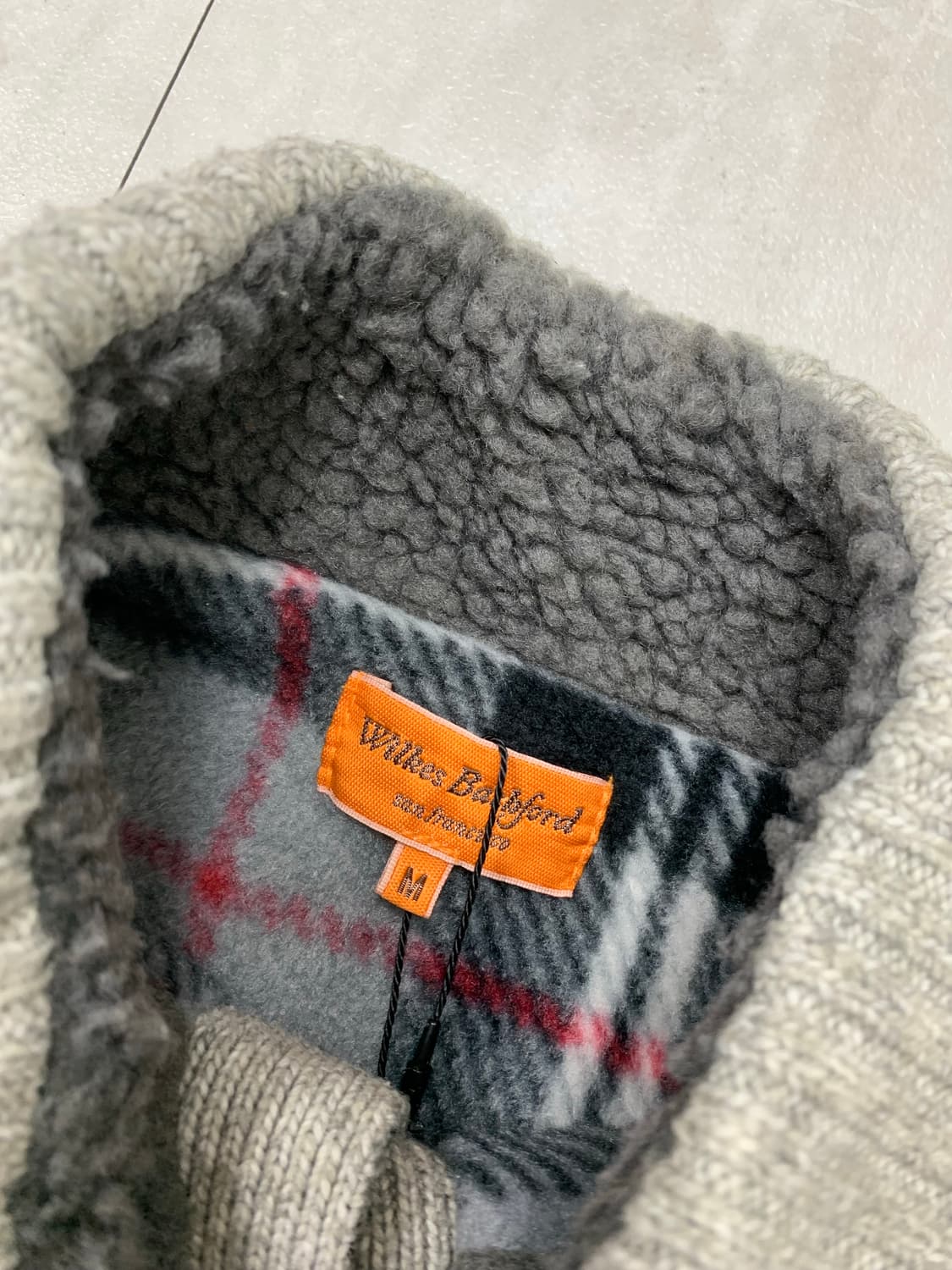 Wilkes bashford 그레이 니트 가디건 자켓 #249 상품이미지4