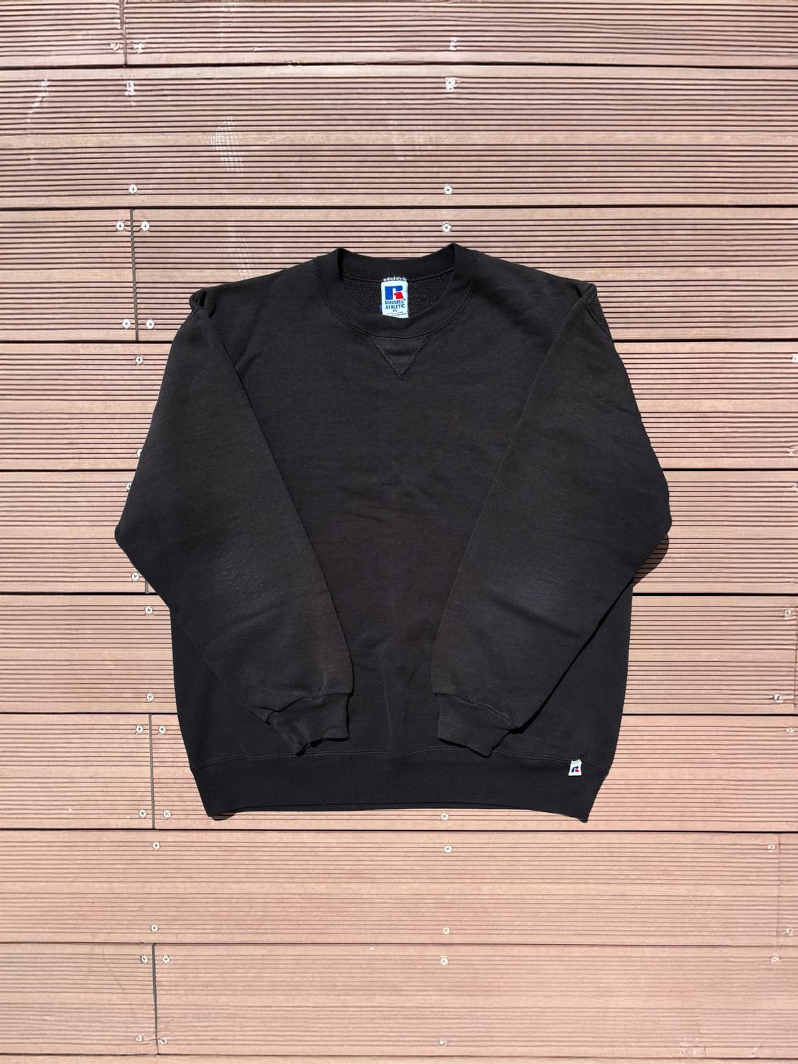 90s russell athletic 스웻셔츠 블랙 상품이미지2