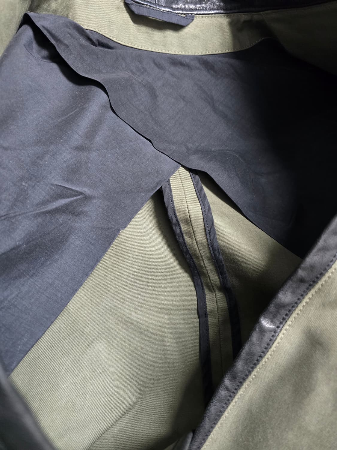 다미르도마 Damir Doma 카키 가죽 블레이저 다크웨어 고딕 상품이미지5