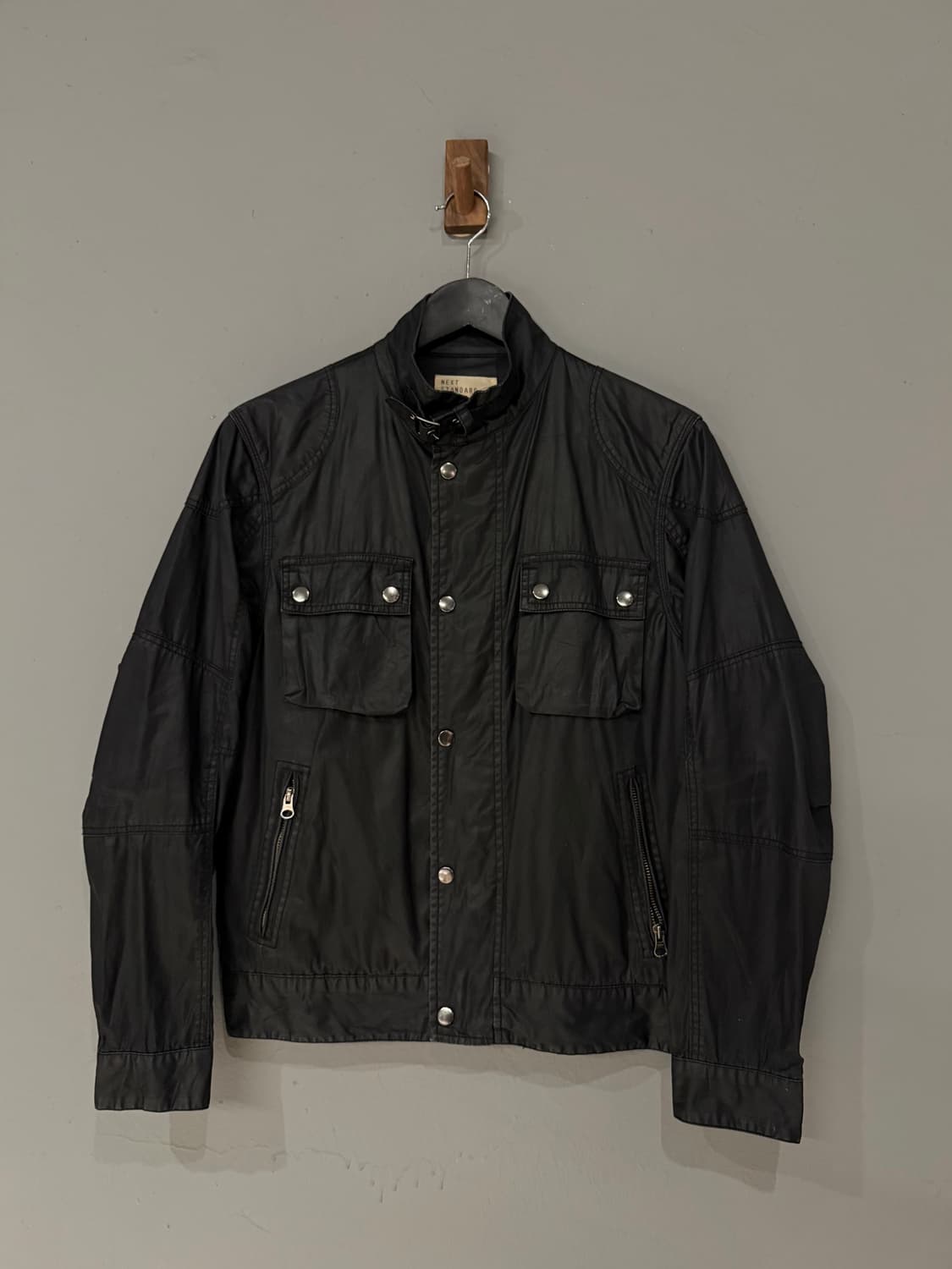 neck buckle pocket detail coating jk 상품이미지5