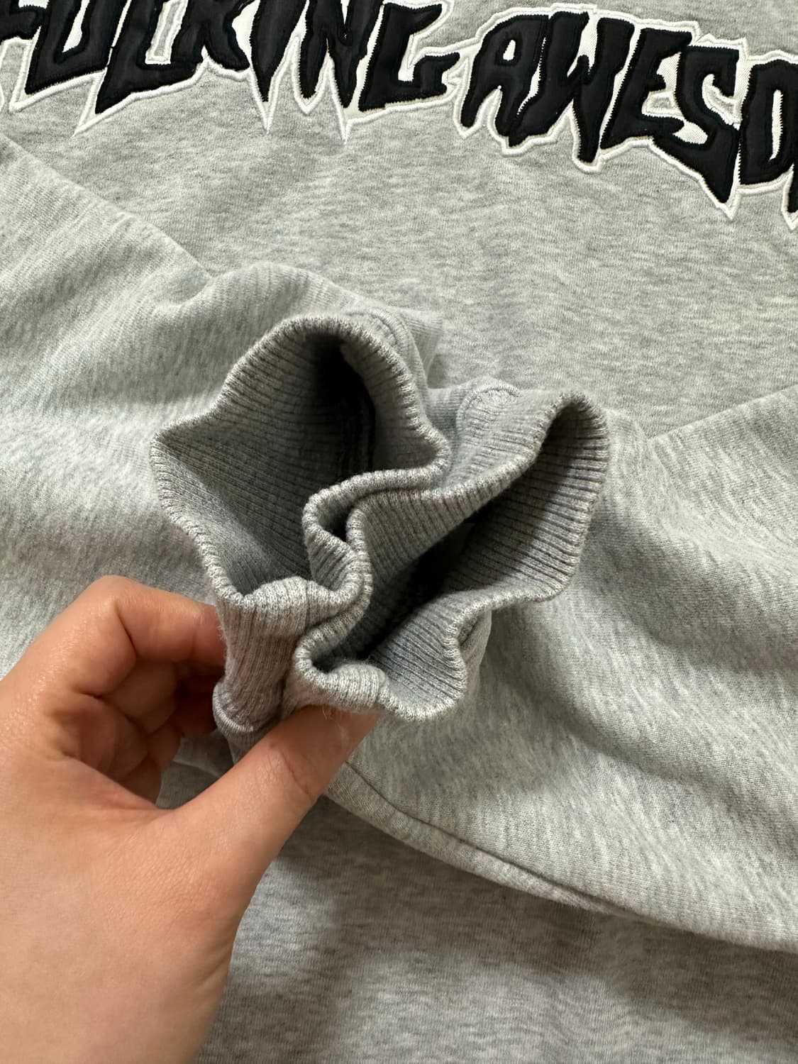 Fucking awesome 퍼킹어썸 쿼터집 풀오버 [헤더 그레이-M] 상품이미지9