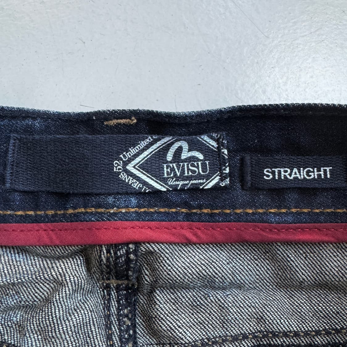 *새상품* 에비수 새깅 워싱 자수 데님팬츠 상품이미지8