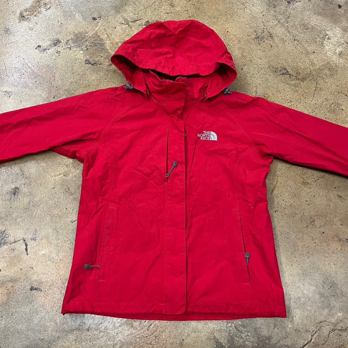 [정품/M] 노스페이스 레드 바람막이 자켓 후드 b17 상품이미지3
