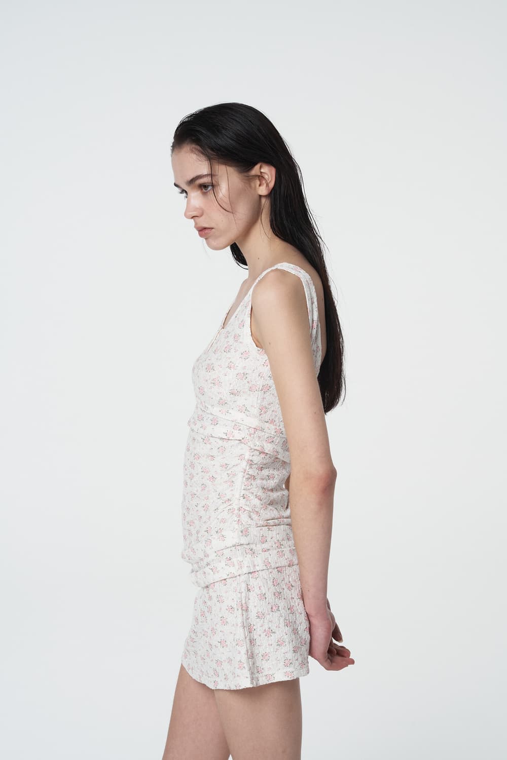 Settleformoon Layered shirring one piece 상품이미지1