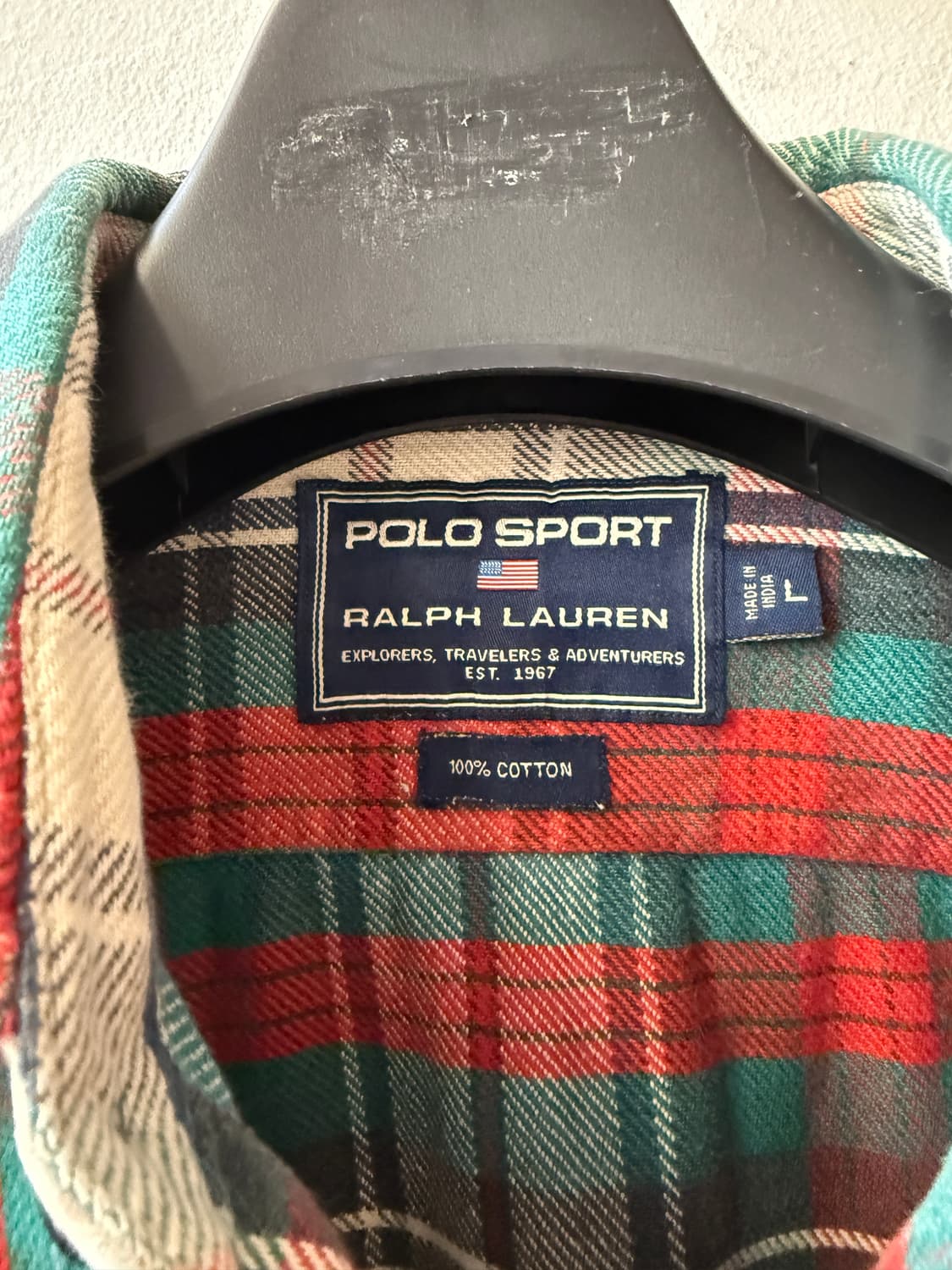 폴로 체크 셔츠 L  상품이미지2