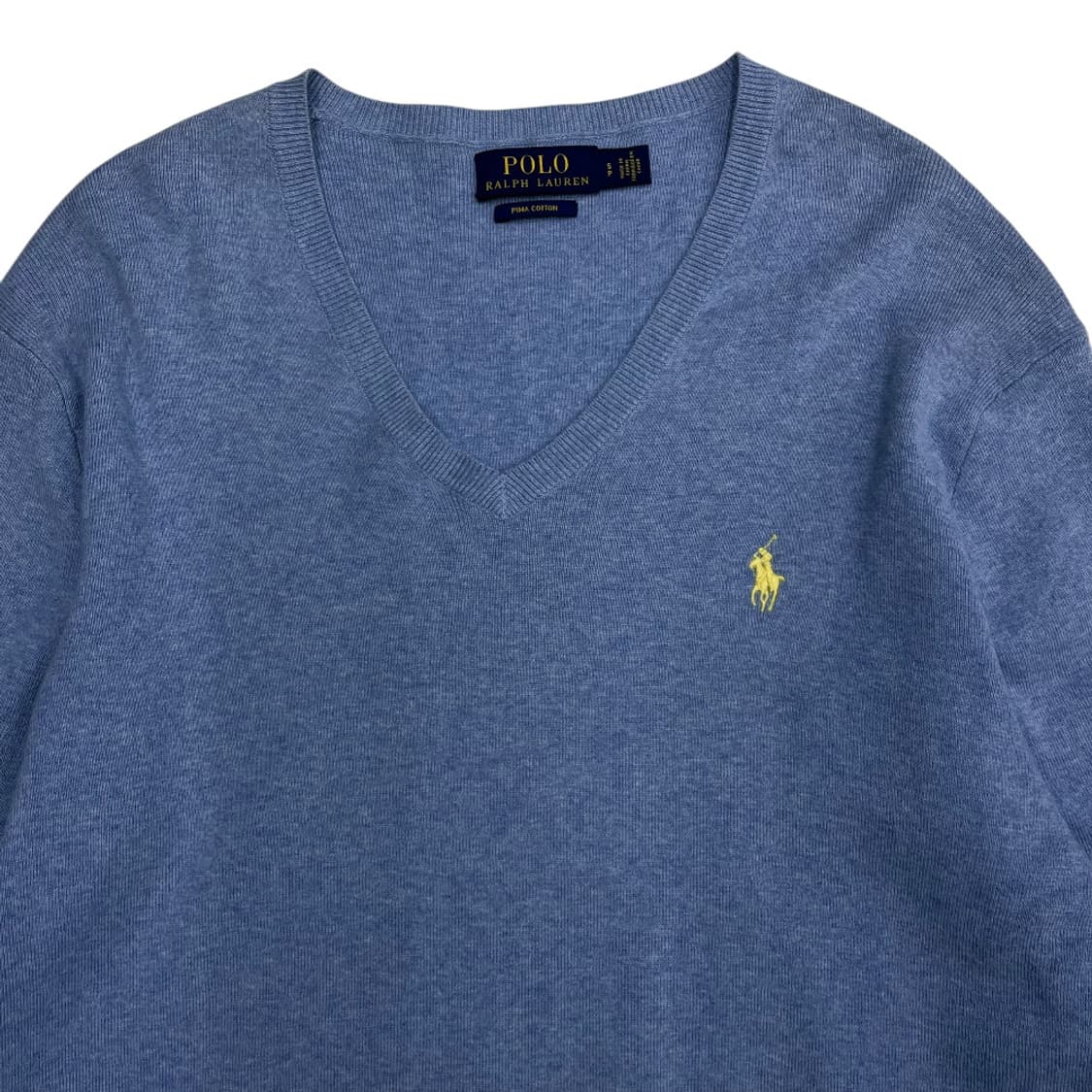 폴로 랄프로렌 옐로우포니 소라 브이 니트 S 상품이미지4
