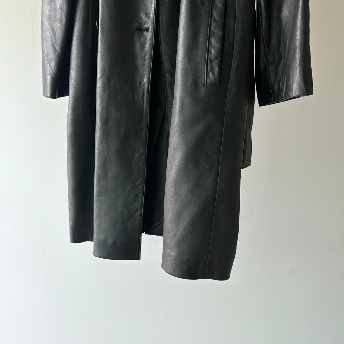  ▫️Ck Leather Double Coat 상품이미지4