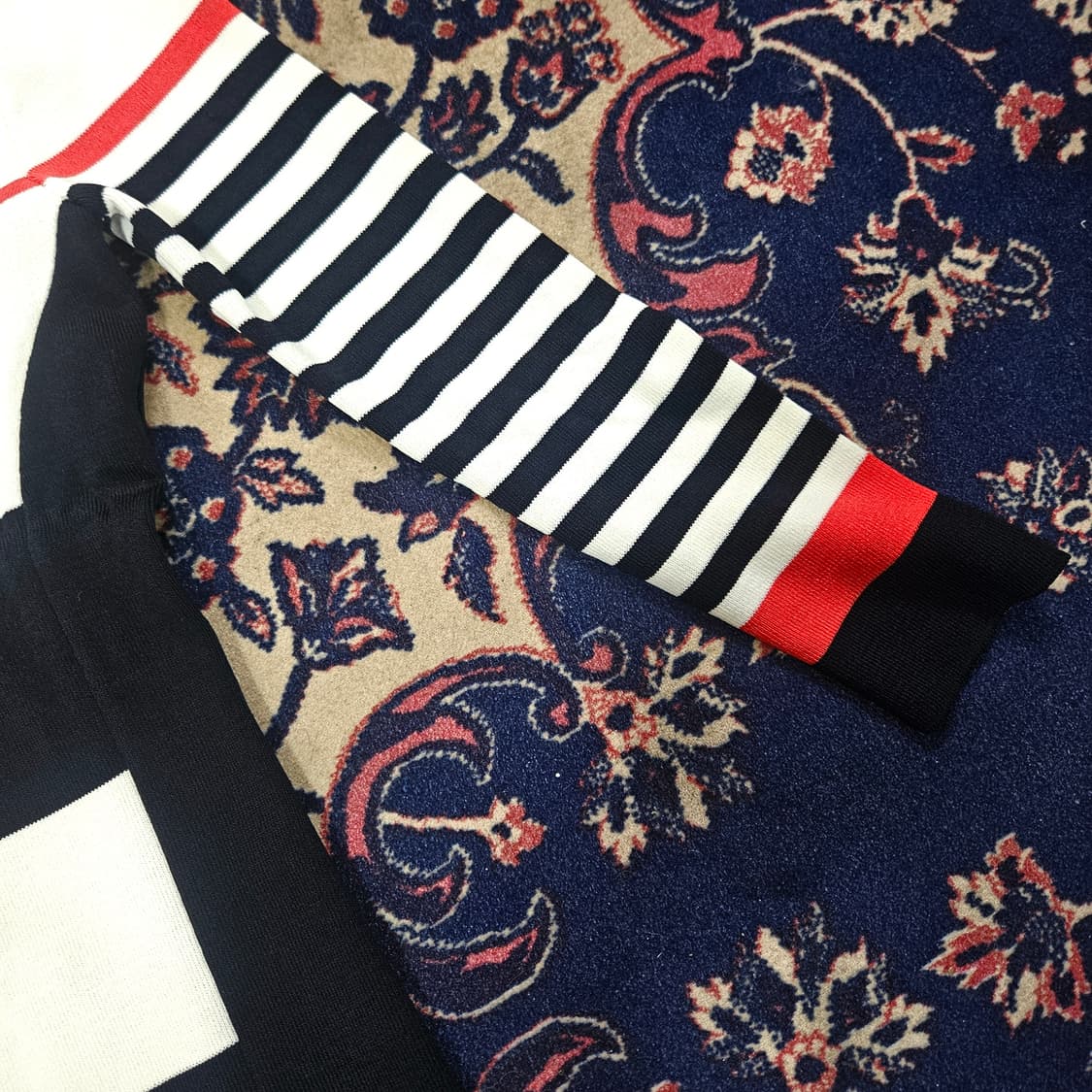 제시(JESSI) 꽉붙핏 스트라이프 레이온 원피스 상품이미지5