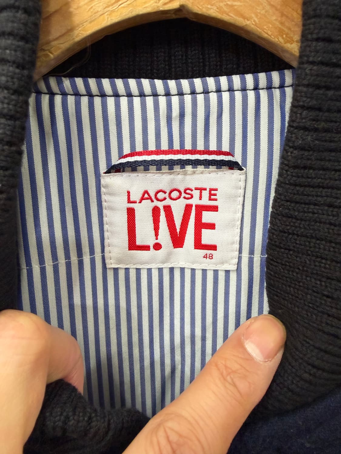 정품) 라코스테 라이브 남성 블루종 점퍼 코트 48 상품이미지6