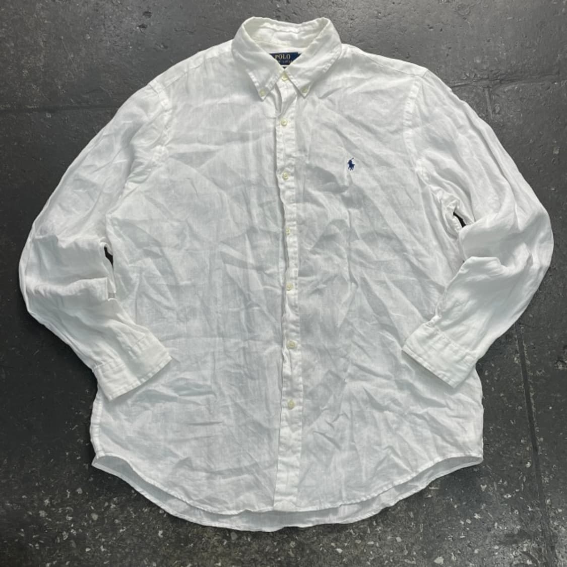 105 폴로 신형 화이트 린넨셔츠  상품이미지1