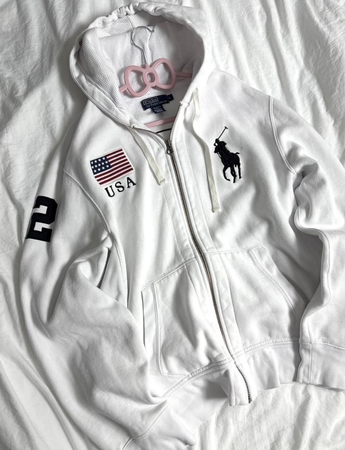 폴로 성조기 후드집업 상품이미지2
