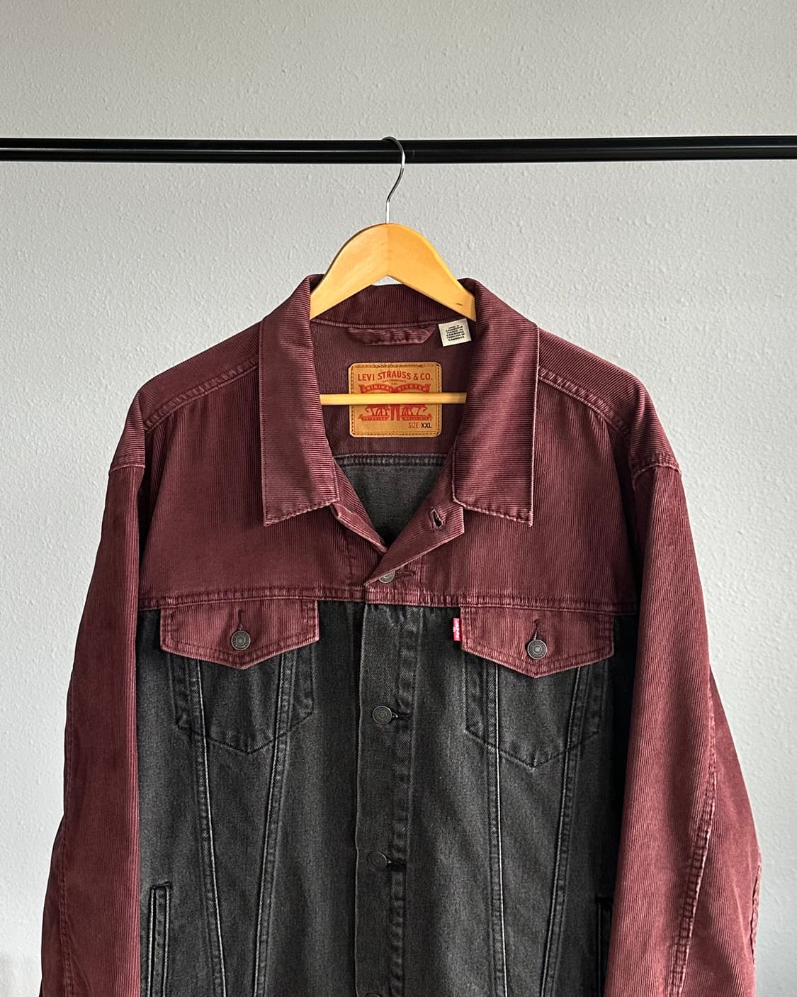 [2XL]리바이스 코듀로이 흑청 트러커 자켓 상품이미지2