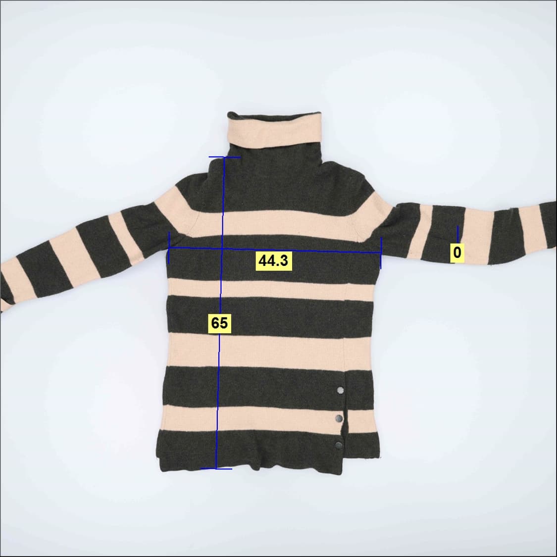 90 마인 여성 울 캐시미어 긴팔 니트 0326J 상품이미지5