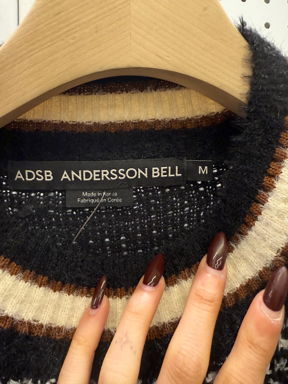 앤더슨벨 윙스 크루넥 니트 스웨터 U1484 상품이미지5