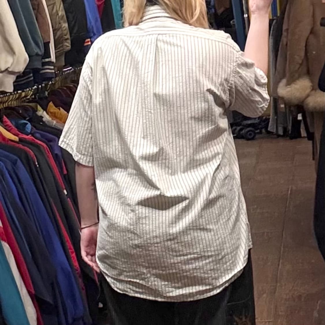 [HI] 폴로 랄프로렌 반팔셔츠 스트라이프 그린 상품이미지5