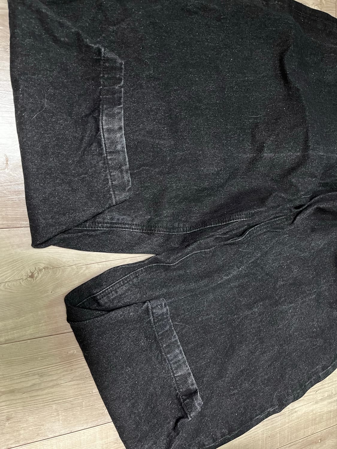 BASIC BALLOON DENIM PANTS (BLACK) 상품이미지4