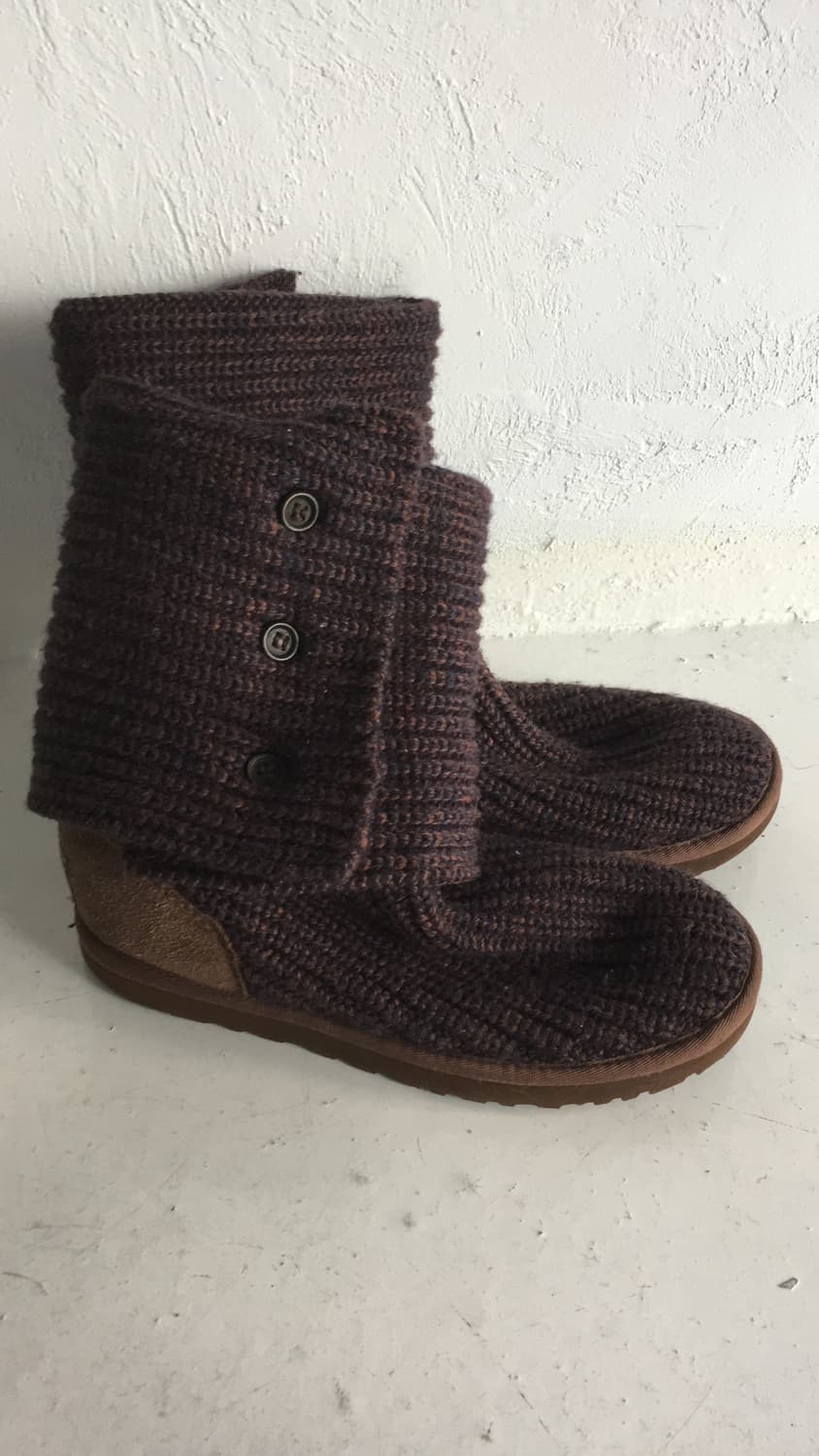 Ugg knit boots puple&red 상품이미지3