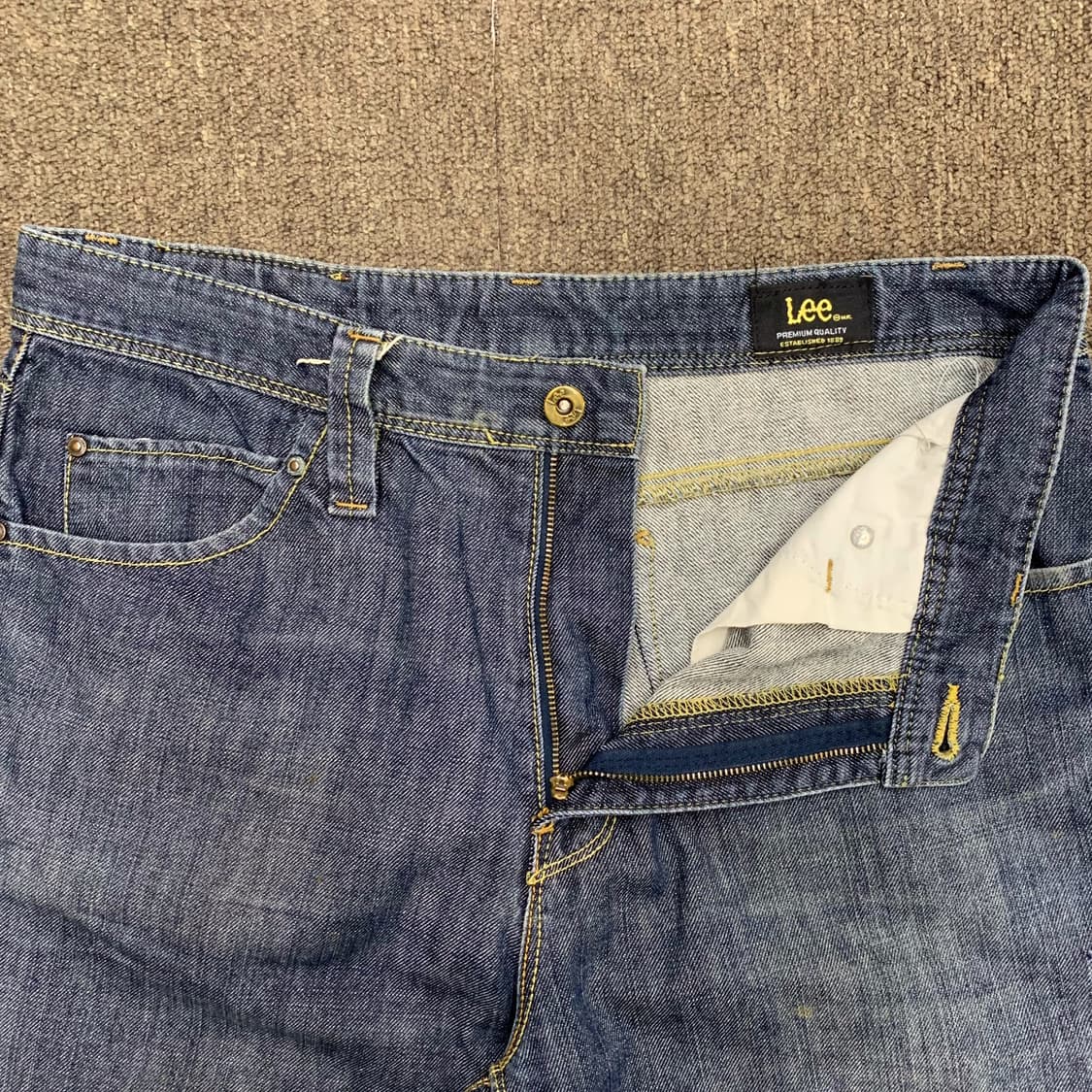 [34] Lee 와이드 스트레이트핏 데님팬츠 상품이미지4
