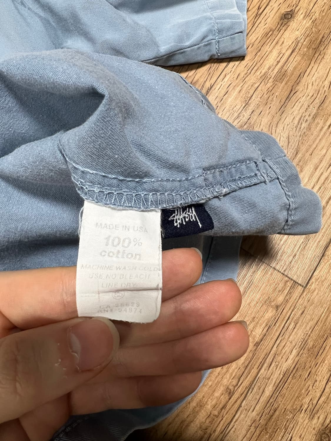Rare) 90s stussy 반팔 셔츠 상품이미지4