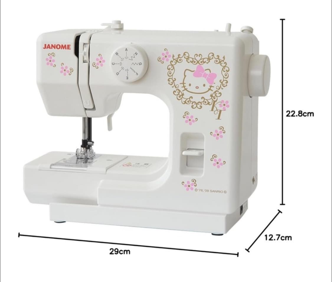 일본 헬로키티 미싱기 새상품 상품이미지2