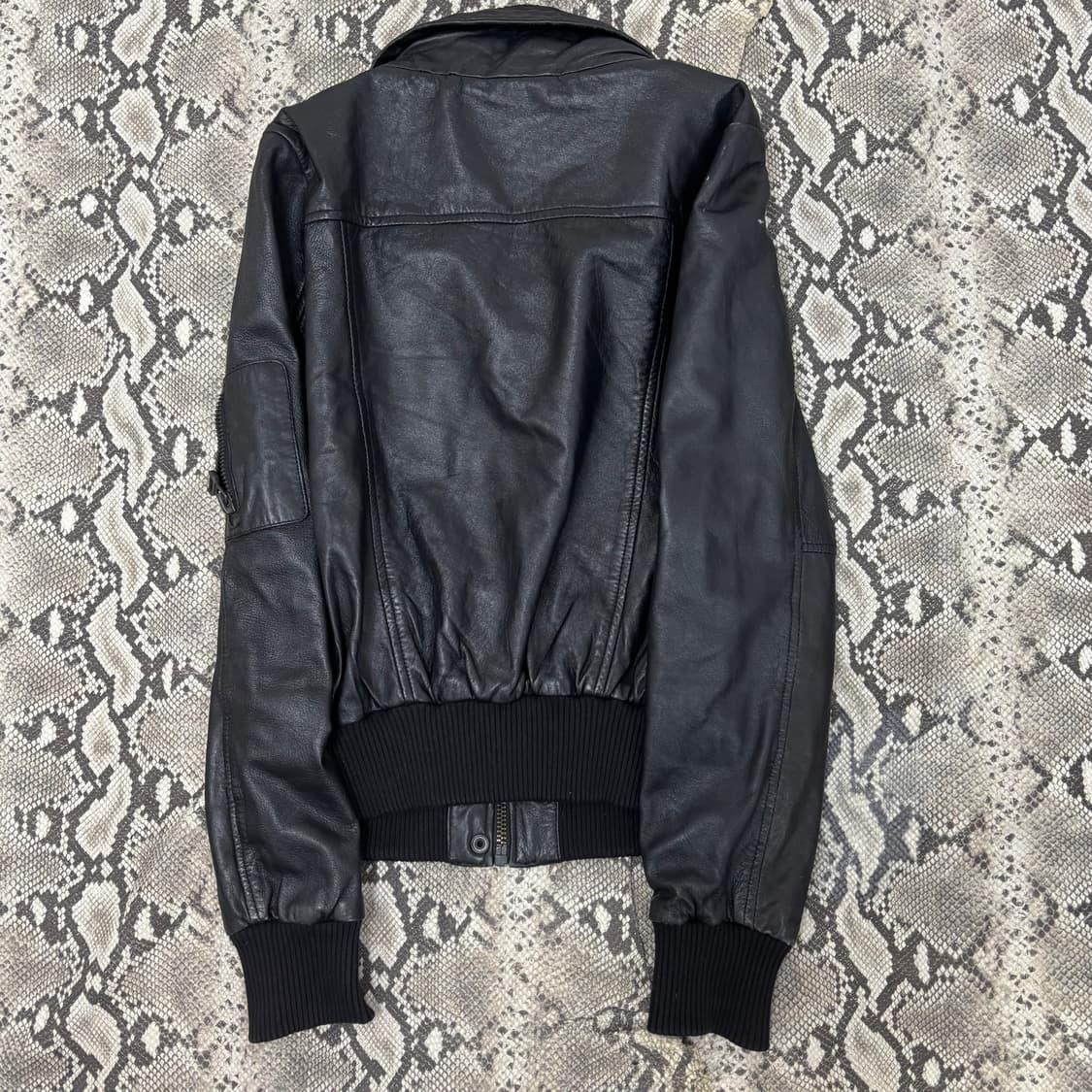 [Leather] SHELL Leather Black Gimmick Cr 상품이미지10