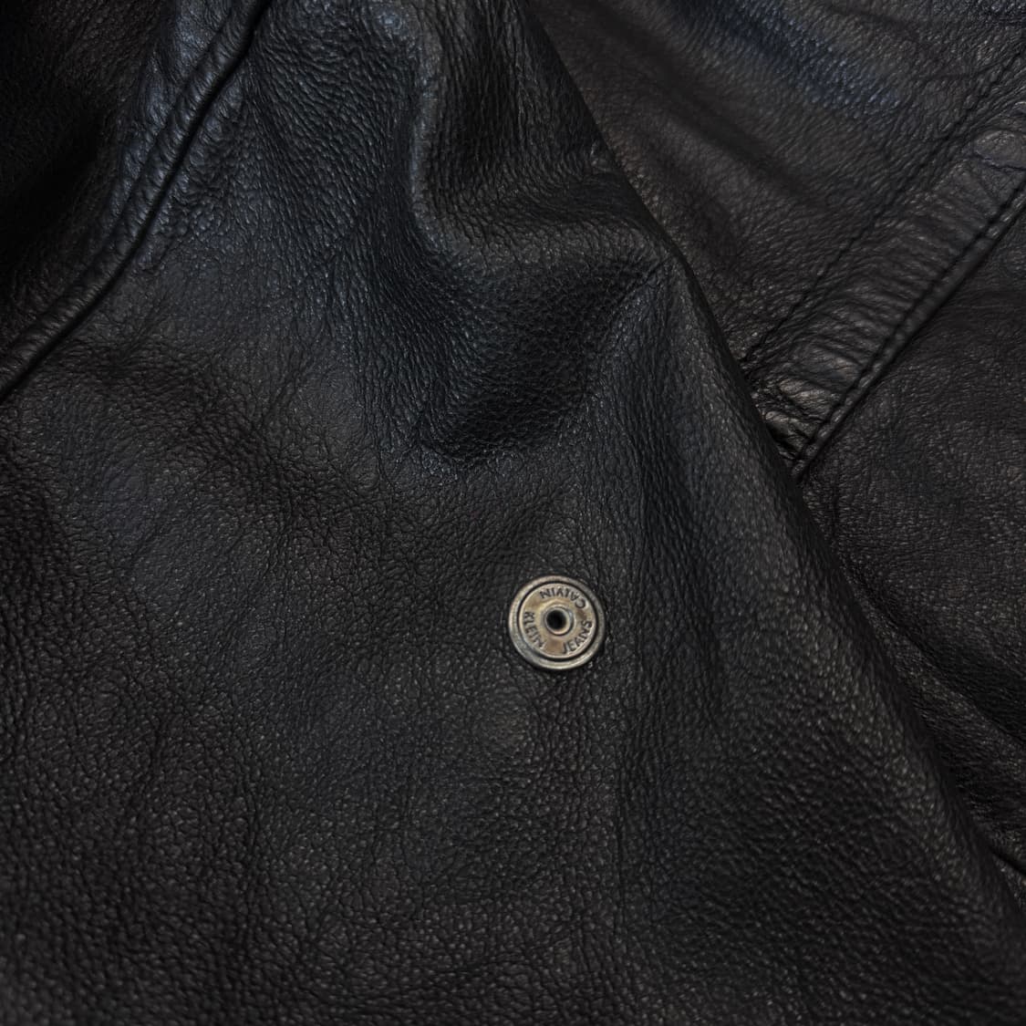 캘빈클라인 소가죽 하이넥 멀티포켓 리얼레더 가죽자켓 상품이미지8