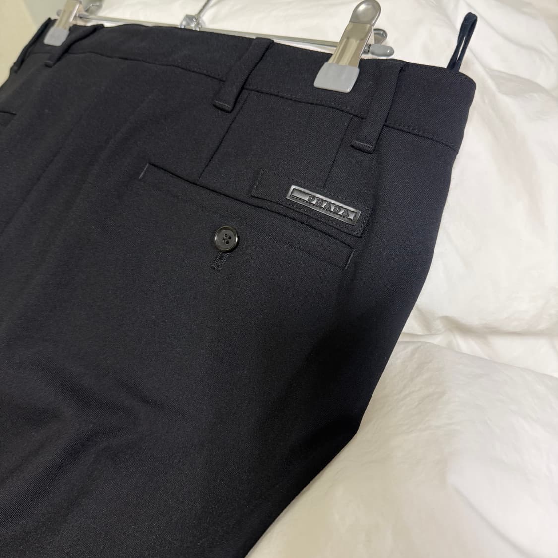 프라다 블랙 팬츠 상품이미지3