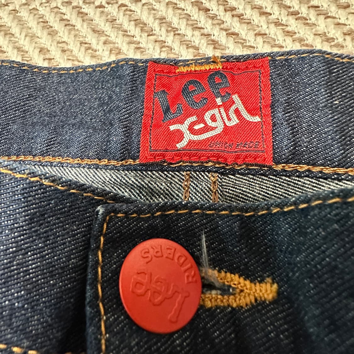 X-GIRL X LEE japan made denim skirt 상품이미지3